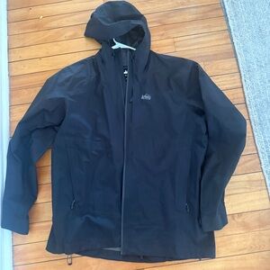 REI Men's Dark Raincoat